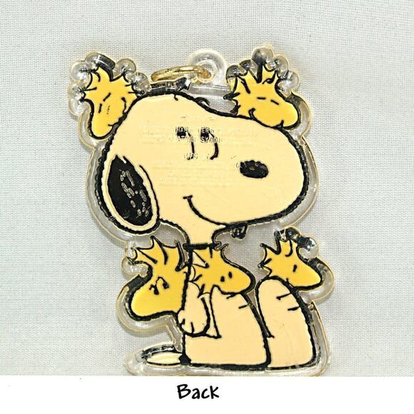 Vintage Snoopy Ornament Plastic Pendant with Woodstock Copyright 1958 & 1965 - Picture 6 of 6